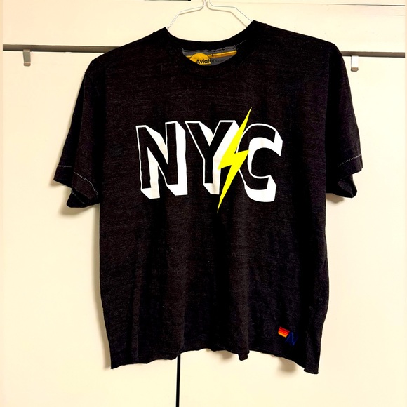 Aviator Nation NYC Governors Ball boyfriend tee - Size L - Picture 1 of 3